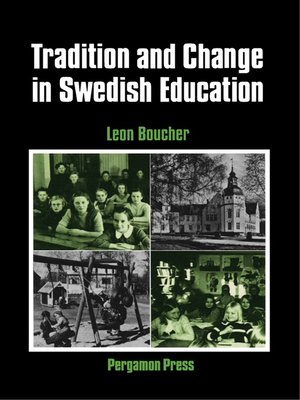 cover image of Tradition and Change in Swedish Education
